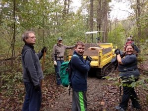 Laurel Mountain workday volunteers
