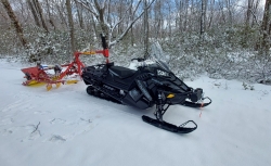 PACCSA's grooming equipment at Laurel Mountain, Forbes State Forest, 28 Feb 2025